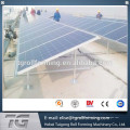 Système de commande CNC structure solaire photovoltaïque machine à former un rouleau de support sans fil fabriqué en Chine à bas prix